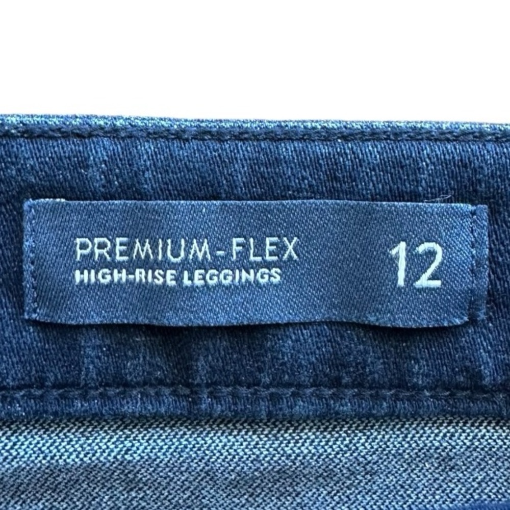J.Jill Premium Flex High Rise Denim Leggings Size 12 - Picture 6 of 16
